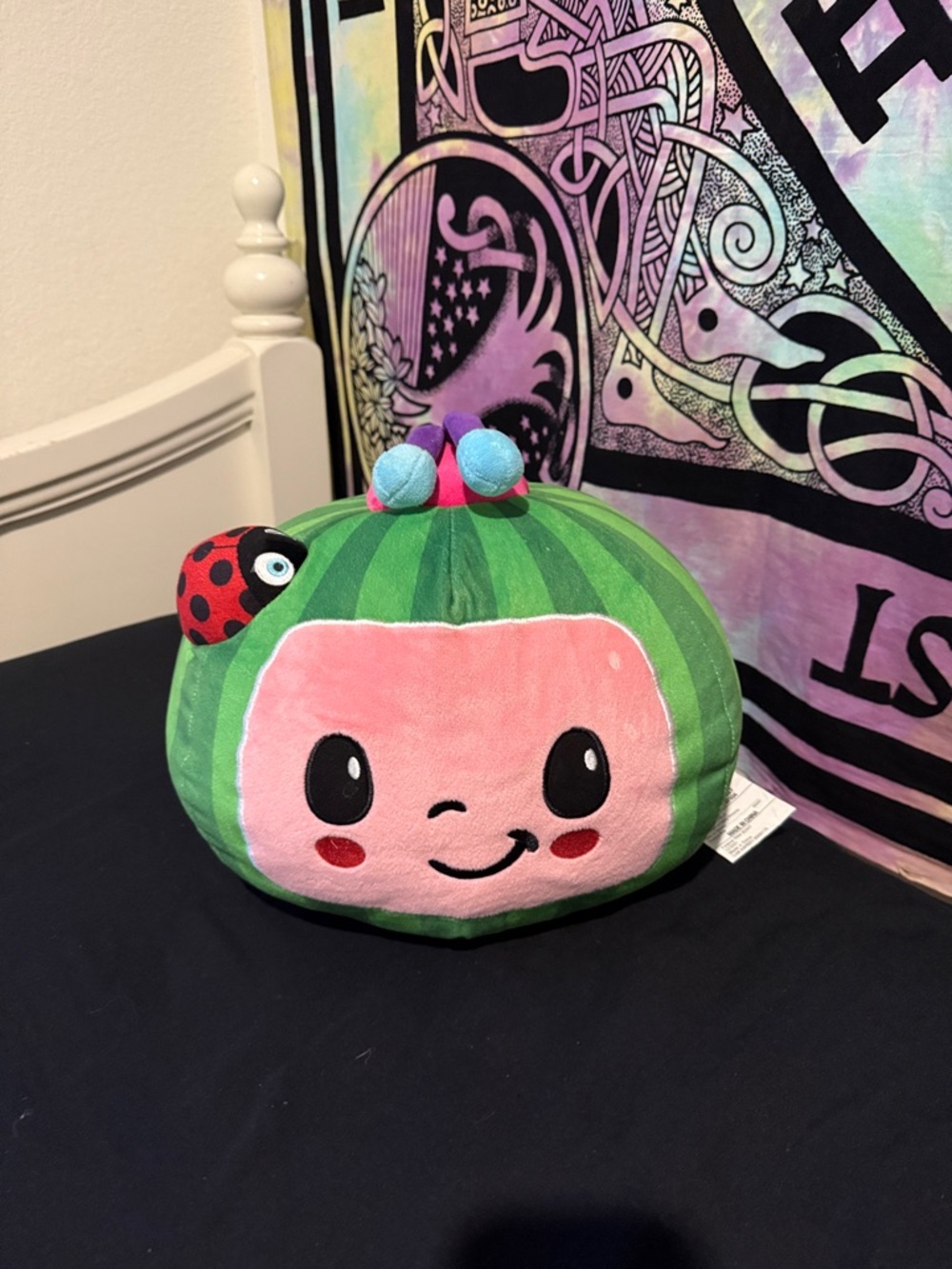 Cute Watermelon Plush Toy – Kids Soft Green & Pink Plush